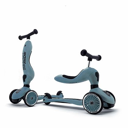 Trotineta 2-in-1 Scoot & Ride HighwayKick 1 Steel, 1-5 ani